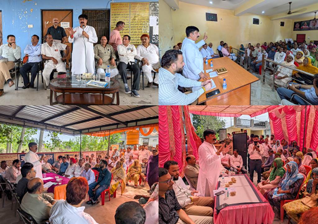 Vivek Sharma presided over a Jan Samvad public dialogue program for eight panchayats in Upper Basal and interacted directly with the residents